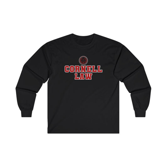 Cornell Law Shirt, Long Sleeve Shirt, Attorney, Lawyer, Law School, University, Bar Exam- Ultra Cotton Long Sleeve Tee