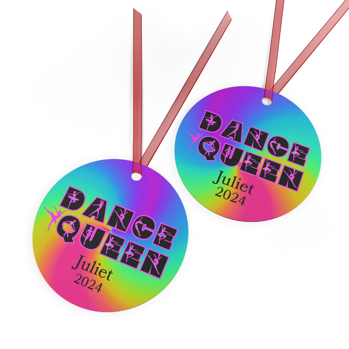 Dance Queen Ornament, Dancer Metal Ornament, Dancer Gift, Gift For Dancer Mom Dad, Christmas Birthday Gift For Dancer Ballet Tap Jazz Modern